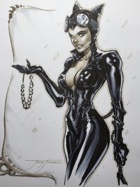 Jorge Jimenez - Catwoman - Illustration originale