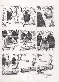 Guillaume Bouzard - "La Mauvaise Rencontre" - Planche des strips 7-8-9 - Comic Strip