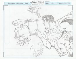 Ron Frenz - Superman 3 - Planche originale