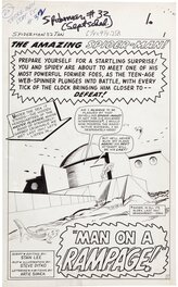 Steve Ditko - The Amazing Spider-Man # 32 splash page - Comic Strip