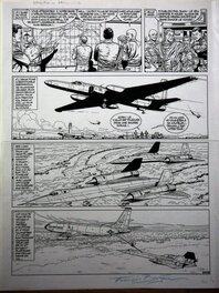 Francis Bergèse - Buck Danny les oiseaux noirs t 1 pl 10 - Comic Strip
