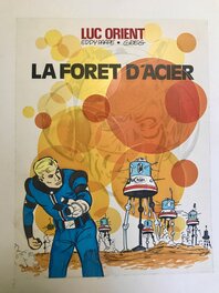 Eddy Paape - Luc Orient - La Forêt d'acier - Œuvre originale