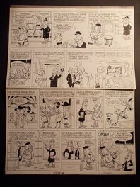 Jacques Devos - JOYEUX NOEL ! « Circuit fermé », planche 3, 1967. - Comic Strip