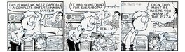 Jim Davis - Strip Garfield  4/16/1988 - Comic Strip