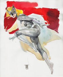 Alex Maleev - Batwoman By Alex Maleev - Original Illustration