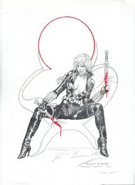 Esteban Maroto - Black Widow by Esteban Maroto - Original Illustration
