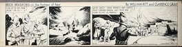 Clarence Gray - Brick Bradford  - In the fortress of fear - Comic Strip