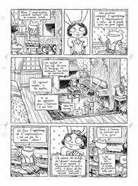 Phicil - Georges Frog et l'improvisation - Planche originale