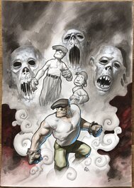 Original Cover - Eric Powell The Goon Cover Murderous Childhood 2005