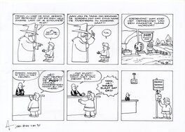 Jean-Marc van Tol - 2014 - Kort en Triest (2 x half a page - Duch KV) - Comic Strip