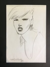 Liberatore - Sexy FACE  1989 BY TANINO LIBERATORE - Illustration originale