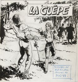 Marc-René Novi - La Guêpe - Couverture originale