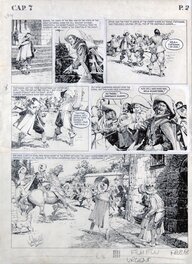 Arturo Del Castillo - Del Castillo, Arturo - The Kings Musketeers and the Man in the Iron Mask, CAP 7, page 2 (1959) - Planche originale