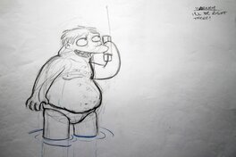 Matt Groening - Les SImpsons - Planche originale