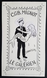 Stanislas - Le galérien et la sirène - illustration pour une figurine en plomb - Original Cover
