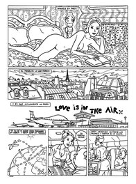 Calo - LOVE IS IN THE AIR - Planche originale