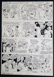 Al Severin - Oncle Georges - l'invention du four à Mico-Ondes - planche - Comic Strip