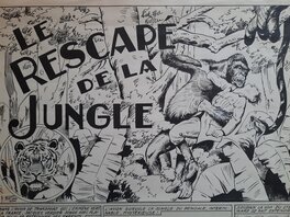 Gaston Niezab - Le rescapé de la jungle, 1946 - Couverture originale