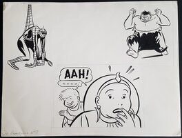 Yves Chaland - Kidnapping en Teletrans - Je bouquine - planche - Comic Strip