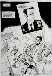 Julien Solé - Benalla & MOI – Page 15 – Dessin : Julien Solé – Récit : Ariane Chemin & François Krug - Comic Strip