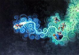 Silvio Camboni - Mickey et l'océan perdu - Illustration originale