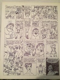 Georges Grammat - Planche de la mythologie par les bulles - Comic Strip