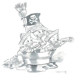 Tony Fernandez - The Nephews Pirates - Illustration originale