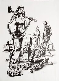 Erik Kriek - Zombiekiller - Illustration originale