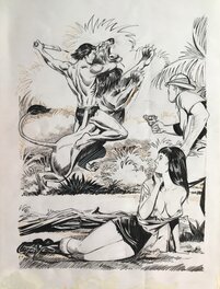 Lino Jeva - Tarzan n° ? - Original Cover