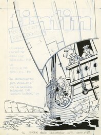 Turk - La promenade des Anglais - Robin Dubois - Couv Tintin - Original Cover