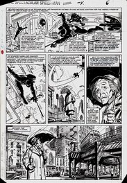 Kerry Gammill - Spectacular Spiderman Annual # 4 pg 5 - Planche originale