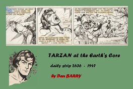 Dan Barry - Dan BARRY - TARZAN daily strip 2636 - 1948 - Planche originale
