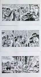 Lina Buffolente - Le grand Blek ep 8 strips 24 à 26 - Planche originale