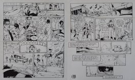 Hugues Labiano - Dixie Road - T1 - Double planche de fin - Comic Strip