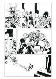 Paul Marshall - Judge Dredd Megazine 4.06 Judge Dredd - Who killed Jon Lenin? page 12 - Planche originale