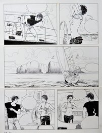 Milo Manara - Giuseppe Bergman T9 - Planche originale