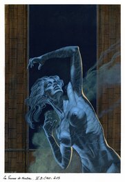 Jean-Michel Nicollet - La femme de marbre. Hugh B. Cave NeO N°205 - Illustration originale