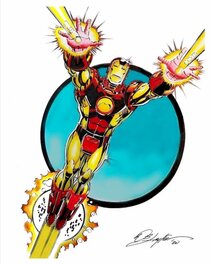 Bob Layton - Iron MAN - Illustration originale