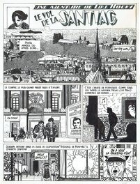 Dominique Hé - Metal Hurlant -  Le vol de la santiag - 1 - Comic Strip