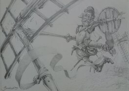 Ken Broeders - Don Quijote - Illustration originale