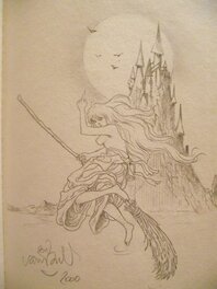 Ron Van Riet - Witch - Original Illustration