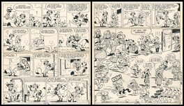 Gotlib - 1966 - Gotlib - Jujube et Gai-Luron - Cocktail au Journal Vaillant - Comic Strip