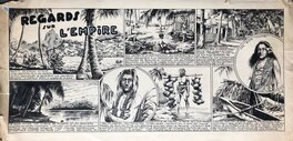 Chott - Regards sur l'empire - Tahiti - Planche originale