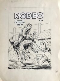 Roger Médina - Rodeo n° 124 couv - Couverture originale