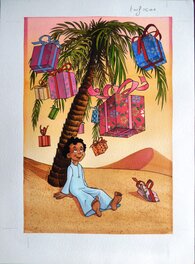 Turf - Mon palmier de Noël - Illustration originale