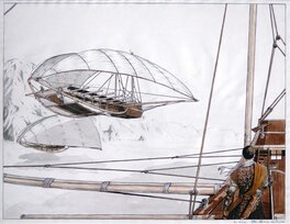 Eric Bourgier - Servitude - La flotte Iccrin - Illustration originale