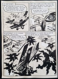 Ross Andru - L'as fantôme, Ghost Ace, planche remontée Artima - Comic Strip
