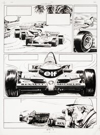 Angelo Di Marco - Formula 1 - Planche originale