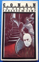 Couverture du Livre de Sprague de Camp pour Conan Le Sabreur - Titres SF N°69 de 1983 .