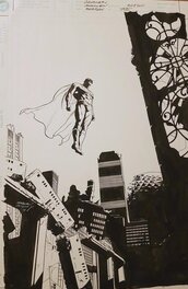 Stuart Immonen - Superman cover : End of century by Stuart Immonen - Planche originale